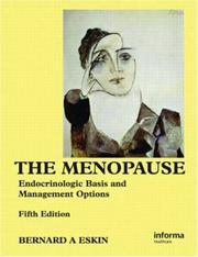 Cover of: The Menopause: Endocrinologic Basis and Management Options, Fifth Edition
