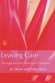 Leaving care : throughcare and aftercare in Scotland