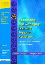 Appointing and managing learning support assistants : a practical guide for SENCOs and other managers