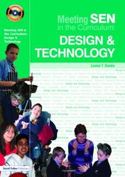 Cover of: Meeting SEN in the Curriculum  Design and Technology (Meeting the Special Needs in the Curriculum)