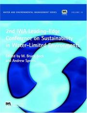 2nd IWA leading-edge conference on sustainability