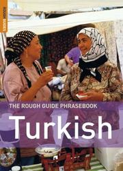 Cover of: The Rough Guide to Turkish Dictionary Phrasebook 3 (Rough Guide Phrasebooks)