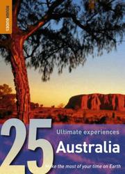 25 ultimate experiences. Australia