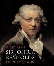 Memoirs of Sir Joshua Reynolds