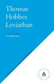 Thomas Hobbes Leviathan : a critical edition by G.A.J. Rogers and Karl Schuhmann