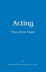 Cover of: Acting