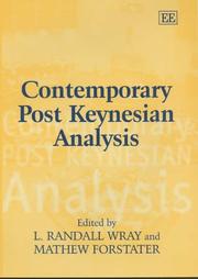 Contemporary post Keynesian analysis