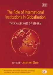 The role of international institutions in globalisation : the challenges of reform