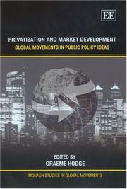 Privatisation and market development : global movements in public policy ideas