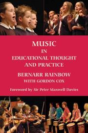 Cover of: Music in Educational Thought and Practice: A Survey from 800 BC