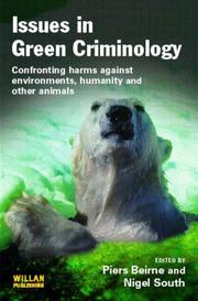 Cover of: Issues in Green Criminology: Confronting Harms Against Environments, Other Animals and Humanity