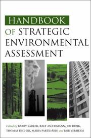 Handbook of strategic environmental assessment