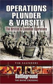 Cover of: OPERATION PLUNDER: The British and Canadian Operations (Battleground Europe)