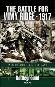 Cover of: The Battle for Vimy Ridge, 1917