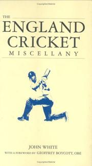 The England cricket miscellany