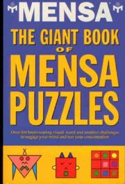 Giant book of Mensa puzzles