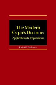 The modern cy-près doctrine