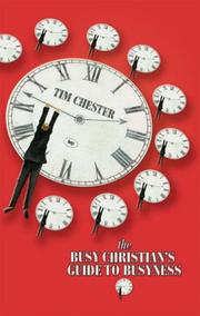 Cover of: The Busy Christian's Guide to Busyness