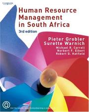 Cover of: Human Resource Management in South Africa by Surette Warnich, Pieter A. Grobler