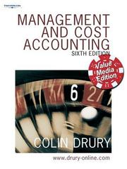 Management and cost accounting by Colin Drury