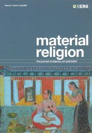 Cover of: Material Religion, Volume 1 Issue 2: The Journal of Objects, Art and Belief (Material Religion)