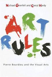 Cover of: Art Rules: Pierre Bourdieu and the Visual Arts