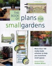 The book of plans for small gardens