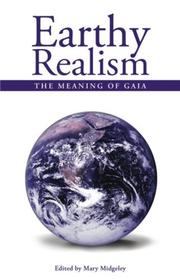 Cover of: Earthy Realism by Mary Midgley