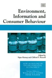 Environment, information and consumer behaviour