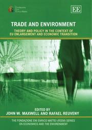 Trade and environment : theory and policy in the context of EU enlargement and economic transition