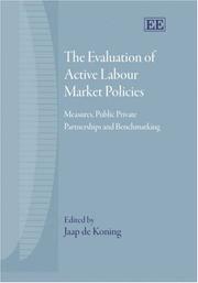 The evaluation of active labour market policies : measures, public private partnerships and benchmarking