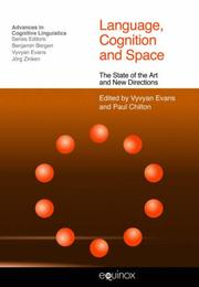 Cover of: Language, Cognition and Space: The State of the Art and New Directions (Advances in Cognitive Linguistics)