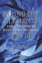 Boundary elements and other Mesh Reduction Methods XXVIII :