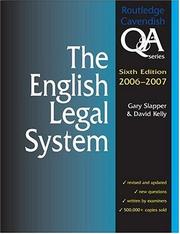 The English legal system