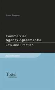 Commercial agency agreements : law and practice