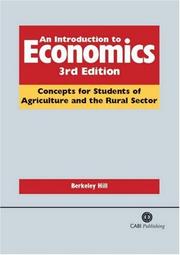 An introduction to economics : concepts for students of agriculture and the rural sector