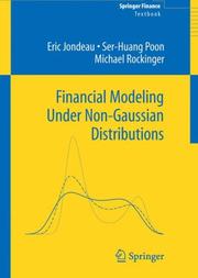 Financial modeling under non-Gaussian distributions