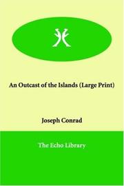 Cover of: An Outcast of the Islands by Joseph Conrad