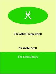 Cover of: The Abbot (Large Print) by Sir Walter Scott