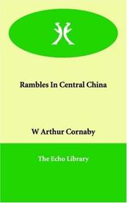 Cover of: Rambles In Central China