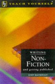 Writing non-fiction and getting published