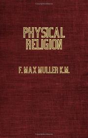 Cover of: Physical Religion - A Study of Indian Religions and Beliefs