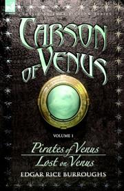 Cover of: Carson of Venus volume 1 - Pirates of Venus & Lost on Venus (Carson of Venus)