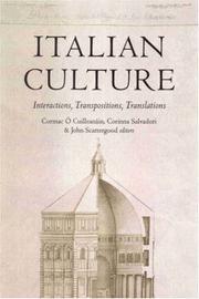 Italian culture : interactions, transpositions, translations