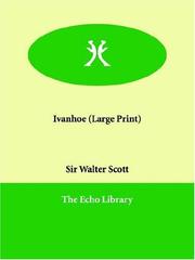 Cover of: Ivanhoe (Large Print) by Sir Walter Scott