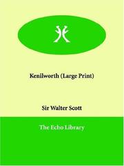 Cover of: Kenilworth (Large Print) by Sir Walter Scott