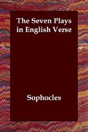 Cover of: The seven plays in English verse
