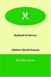 Cover of: Boyhood in Norway
