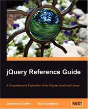 Cover of: jQuery Reference Guide