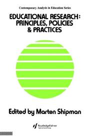 Cover of: Educational research: principles, policies, and practices